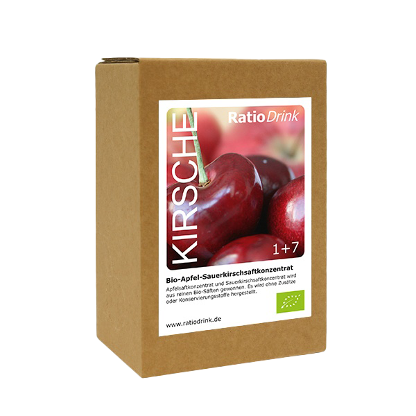 Bio Apfel-Sauerkirschsaftkonzentrat 1,5L