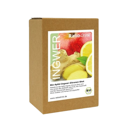 Bio Apfel-Ingwer-Zitrone-Shot 1,5L