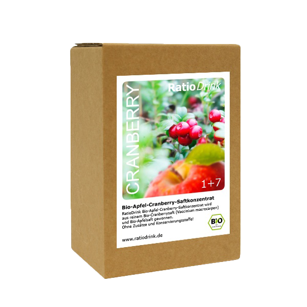 Bio Apfel-Cranberrysaftkonzentrat 1,5L