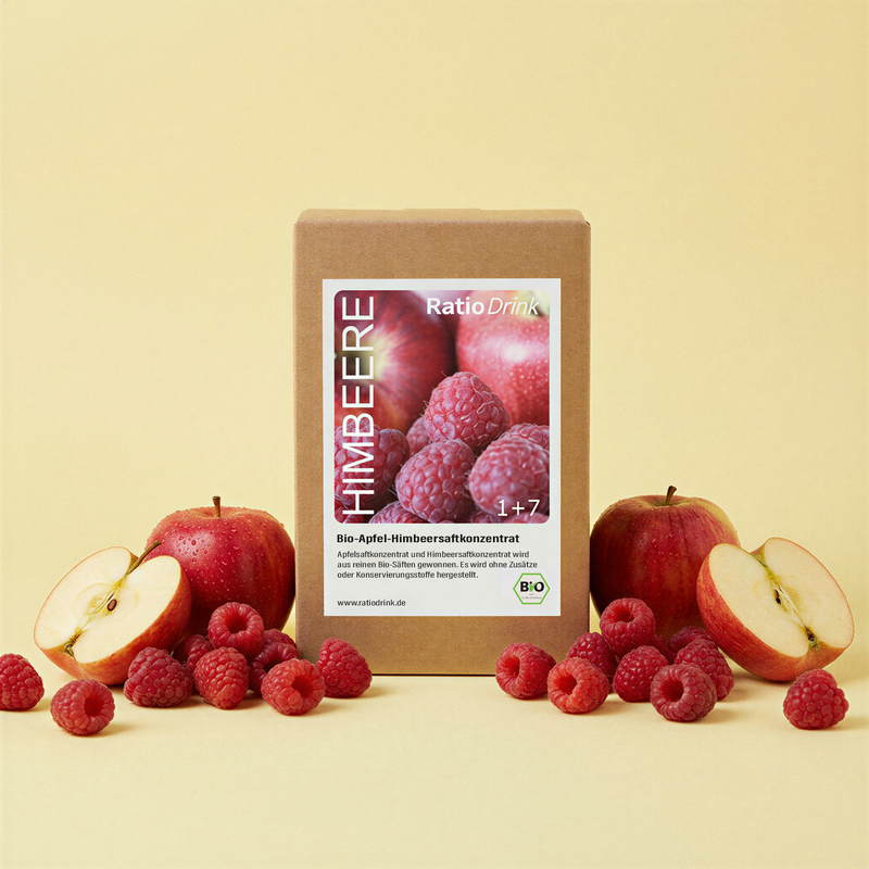 Bio Apfel-Himbeersaftkonzentrat 1,5L