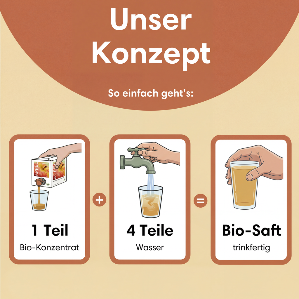 Bio Apfelsaftkonzentrat 3L trüb