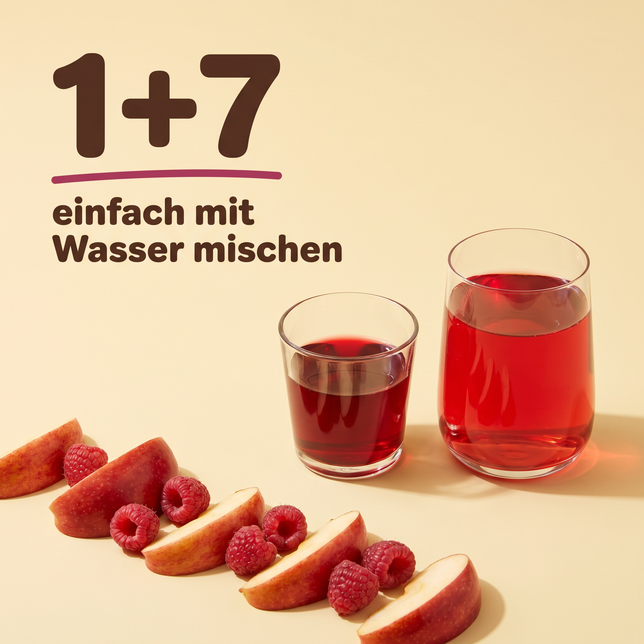 Bio Apfel-Himbeersaftkonzentrat 1,5L